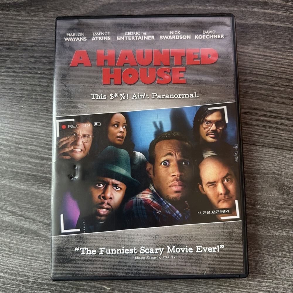 A Haunted House DVD Marlon Wayans Cedric Entertainer Comedy 025192178290